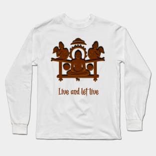 Lord Mahavira jainism quotes 7 Long Sleeve T-Shirt